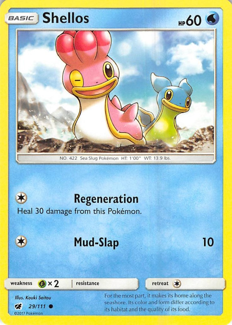Shellos (29/111) (SM - Crimson Invasion)