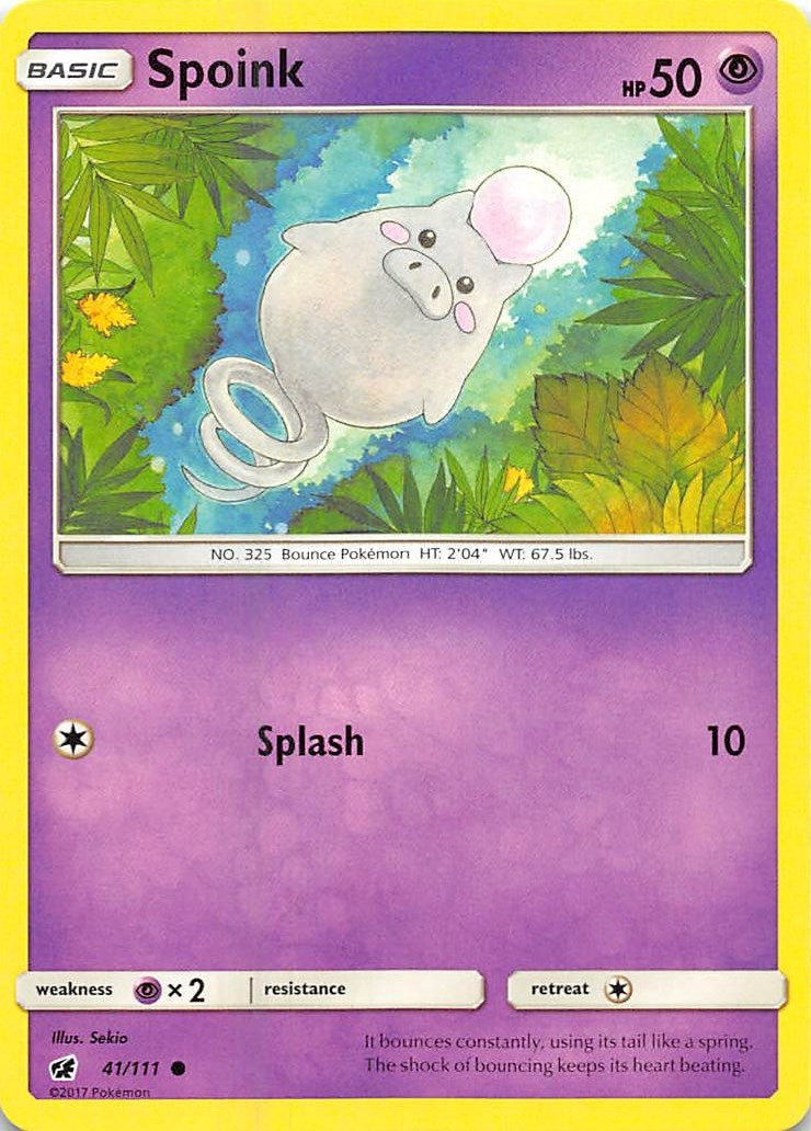 Spoink (41/111) (SM - Crimson Invasion)