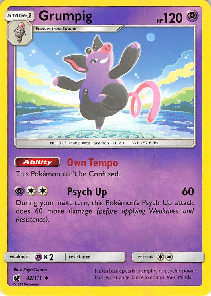 Grumpig (42/111) (SM - Crimson Invasion)