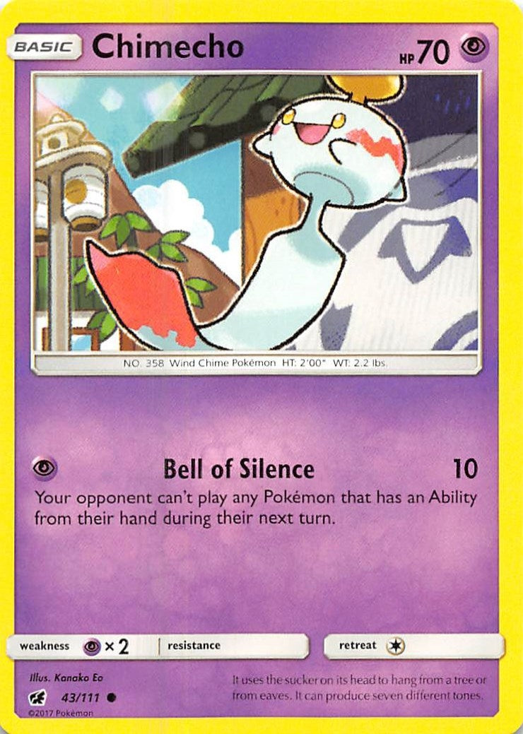 Chimecho (43/111) (SM - Crimson Invasion)