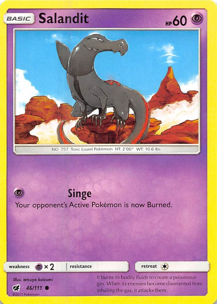 Salandit (46/111) (SM - Crimson Invasion)