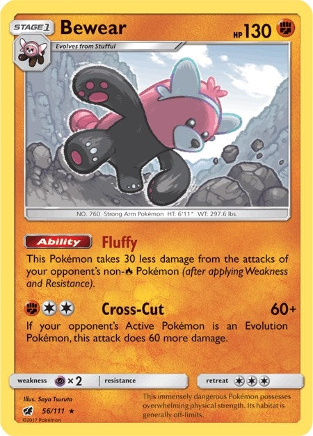 Bewear (56/111) (SM - Crimson Invasion)