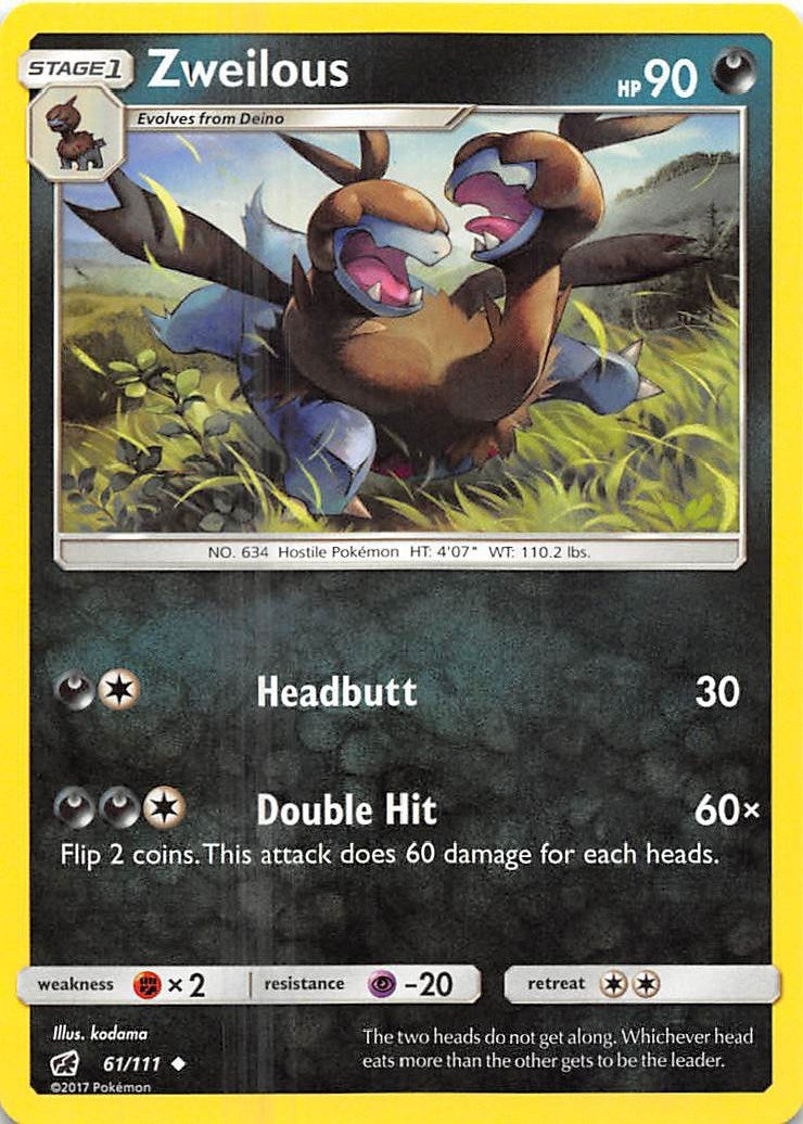 Zweilous (61/111) (SM - Crimson Invasion)