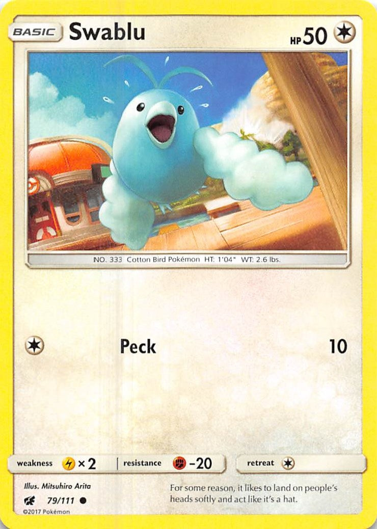 Swablu (79/111) (SM - Crimson Invasion)