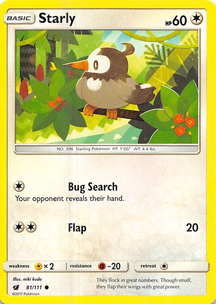 Starly (81/111) (SM - Crimson Invasion)