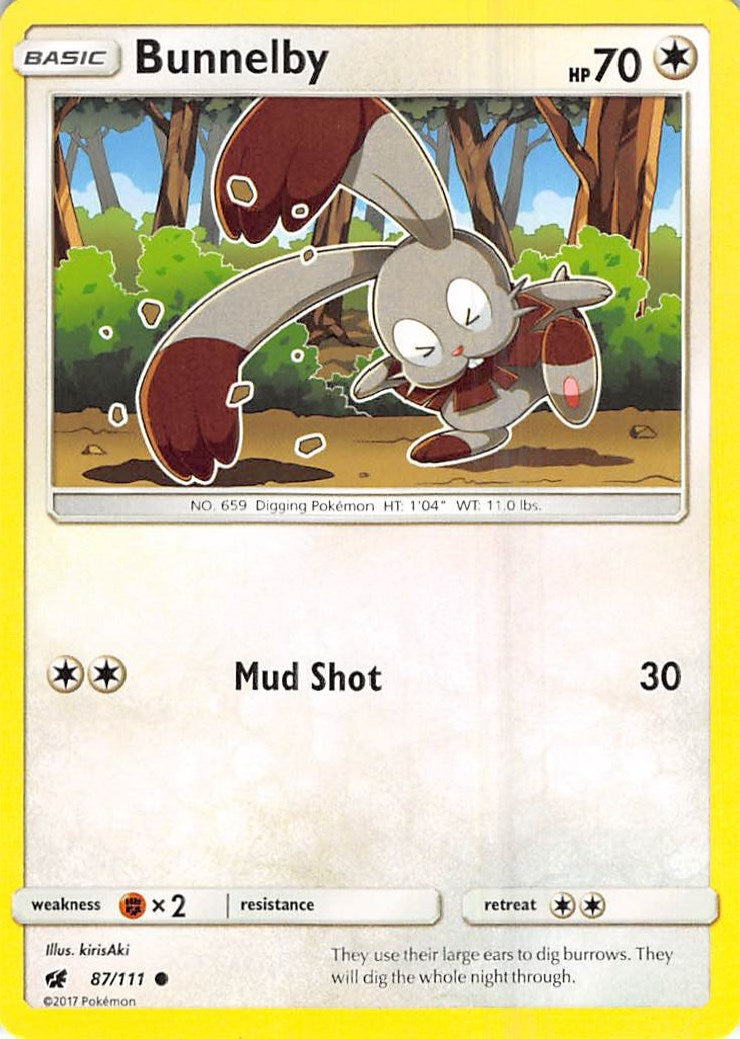 Bunnelby (87/111) (SM - Crimson Invasion)
