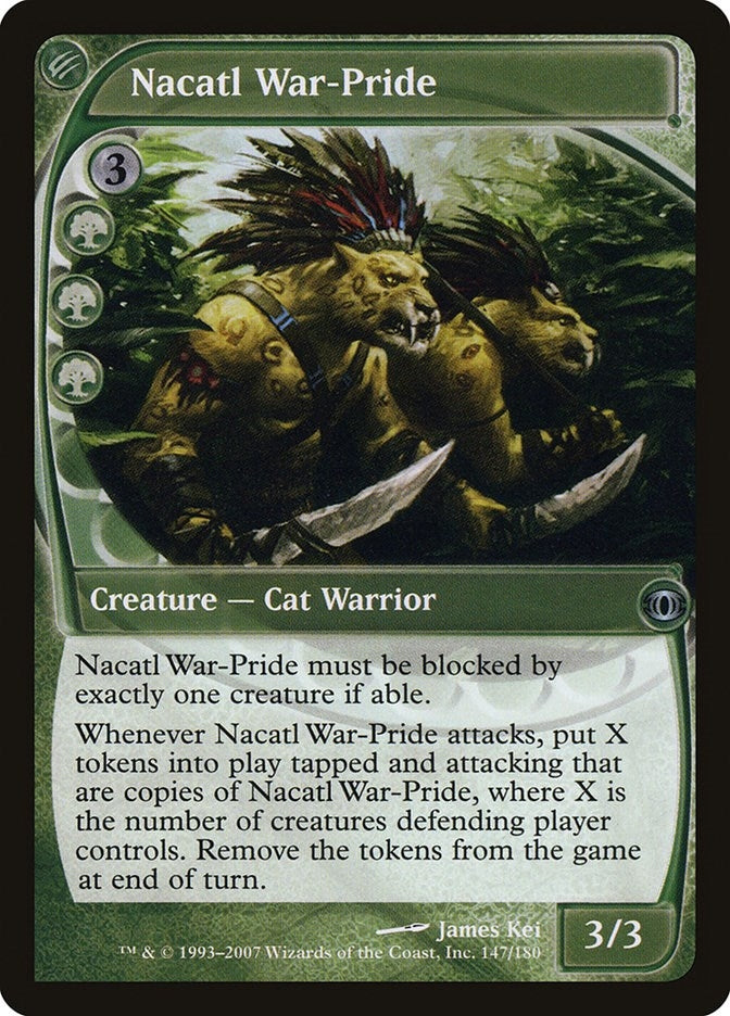Image for Nacatl War-Pride (147) (Future Sight) (FUT) - Magic: The Gathering