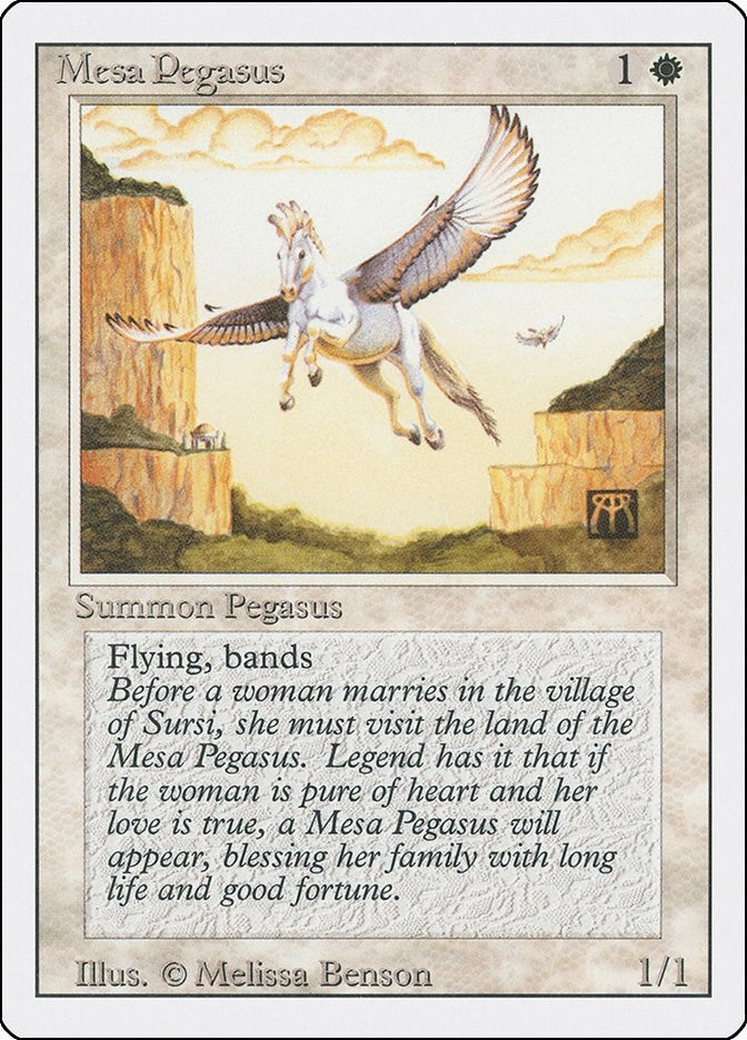 Image for Mesa Pegasus (Revised Edition) (3ED) - Magic: The Gathering