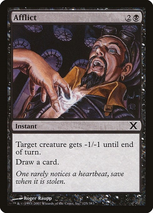 Image for Afflict (125) (10th Edition) (10E) - Magic: The Gathering