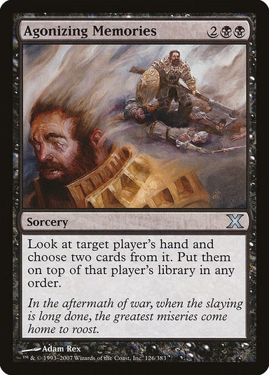 Image for Agonizing Memories (126) (10th Edition) (10E) - Magic: The Gathering