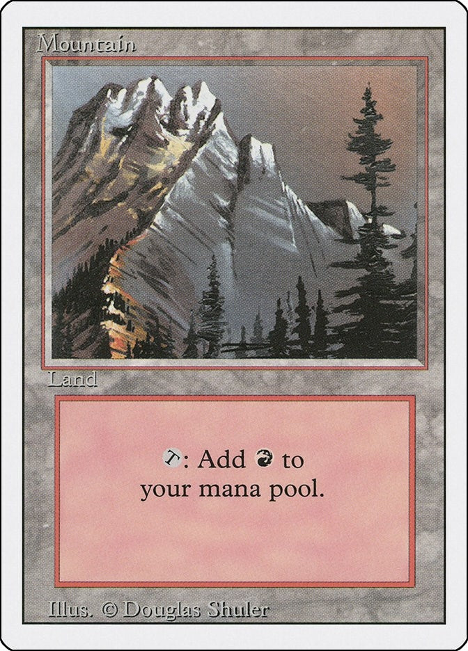 Image for Mountain (A) (290) (Revised Edition) (3ED) - Magic: The Gathering