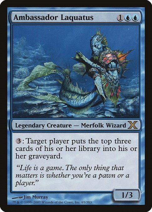 Image for Ambassador Laquatus (65) (10th Edition) (10E) - Magic: The Gathering