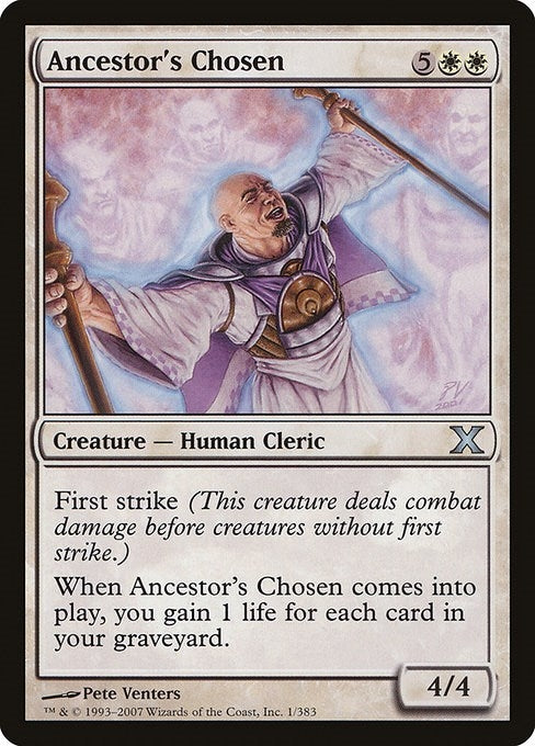 Image for Ancestor's Chosen (1) (10th Edition) (10E) - Magic: The Gathering