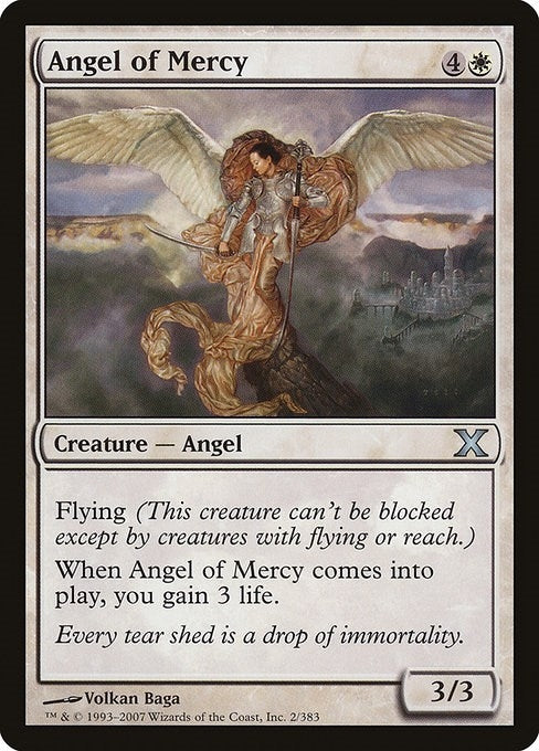 Image for Angel of Mercy (2) (10th Edition) (10E) - Magic: The Gathering