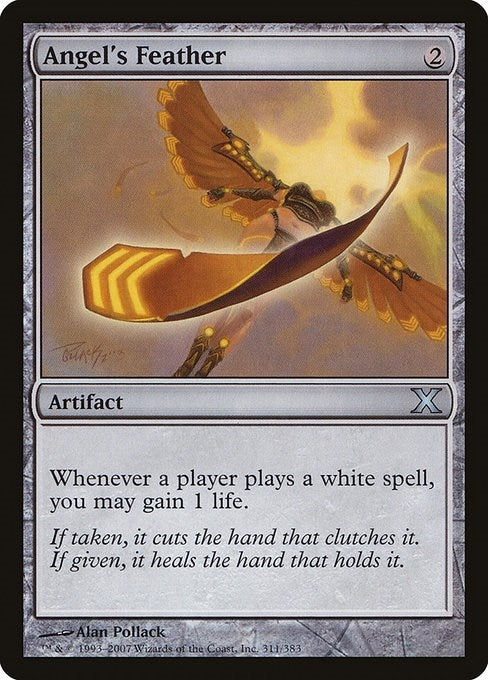 Image for Angel's Feather (311) (10th Edition) (10E) - Magic: The Gathering