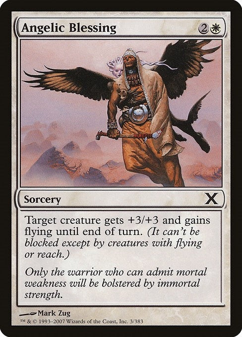 Image for Angelic Blessing (3) (10th Edition) (10E) - Magic: The Gathering
