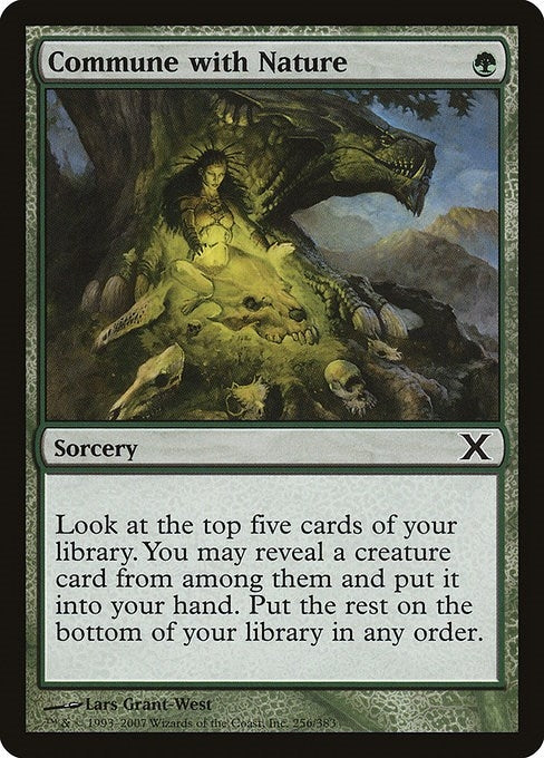 Image for Commune with Nature (256) (10th Edition) (10E) - Magic: The Gathering