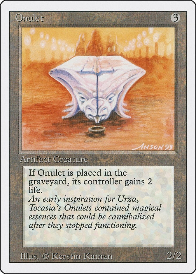 Image for Onulet (Revised Edition) (3ED) - Magic: The Gathering