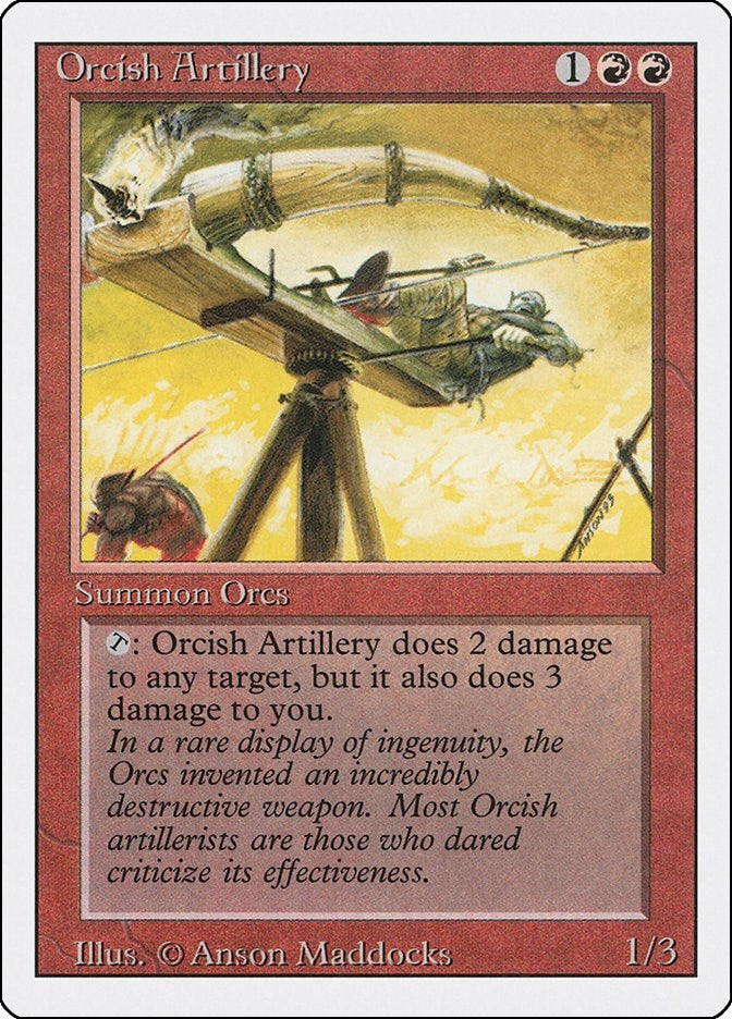 Image for Orcish Artillery (Revised Edition) (3ED) - Magic: The Gathering