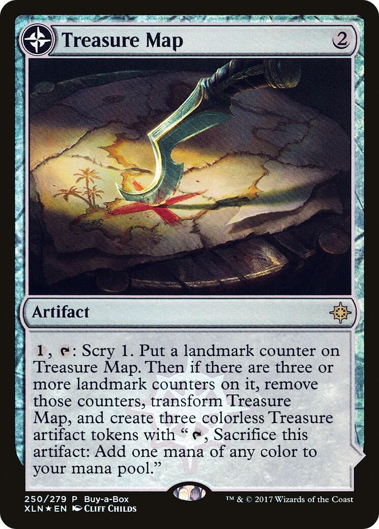 Image for Treasure Map (250) (Buy-A-Box Promos) (BABP) - Magic: The Gathering