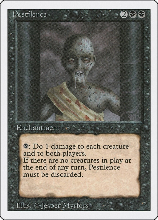 Image for Pestilence (Revised Edition) (3ED) - Magic: The Gathering