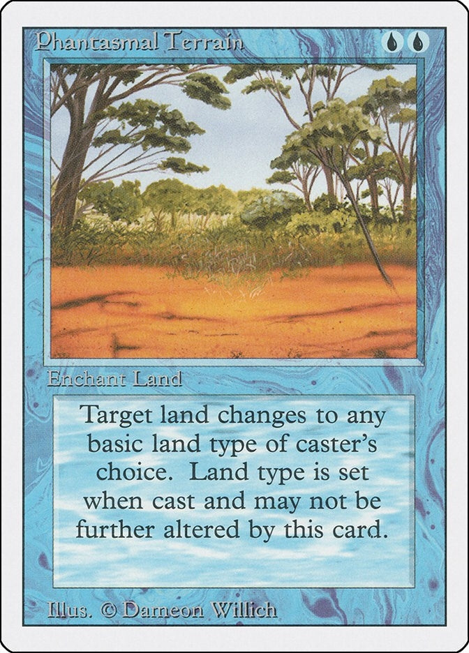 Image for Phantasmal Terrain (Revised Edition) (3ED) - Magic: The Gathering