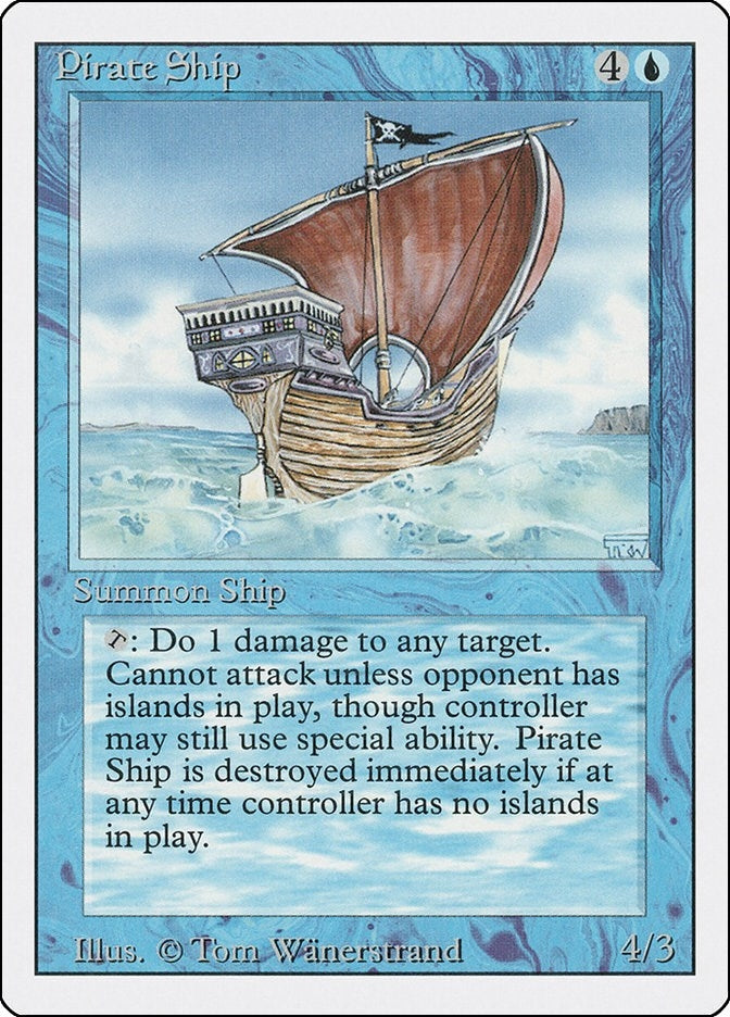 Image for Pirate Ship (Revised Edition) (3ED) - Magic: The Gathering