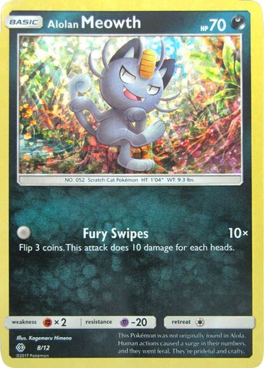 Image for Alolan Meowth (008/012) (McDonald's Promos 2017) (M17) - Pokemon