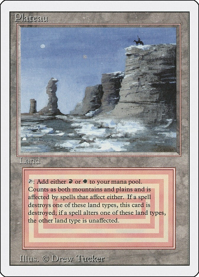 Image for Plateau (Revised Edition) (3ED) - Magic: The Gathering