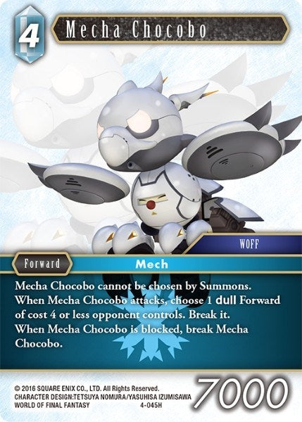 Image for Mecha Chocobo (4-045H) (Opus IV) (OP4) - Final Fantasy TCG