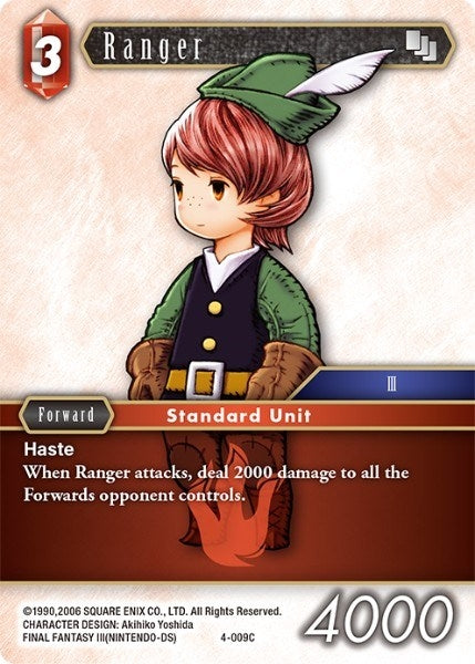 Image for Ranger (4-009C) (Opus IV) (OP4) - Final Fantasy TCG