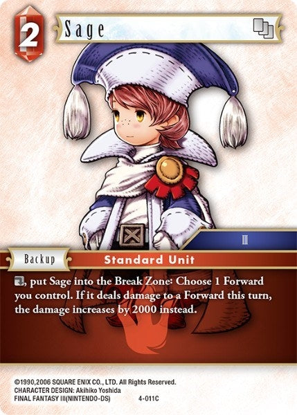 Image for Sage (4-011C) (Opus IV) (OP4) - Final Fantasy TCG