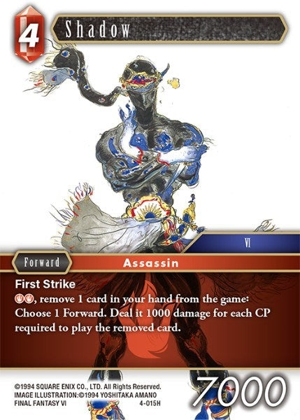 Image for Shadow (4-015H) (Opus IV) (OP4) - Final Fantasy TCG