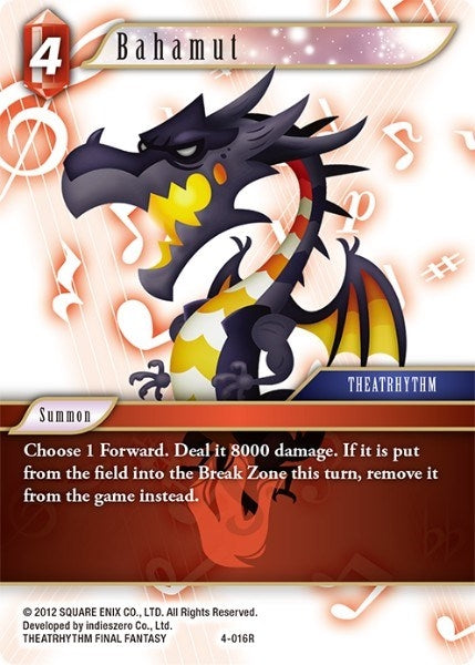 Image for Bahamut (4-016R) (Opus IV) (OP4) - Final Fantasy TCG
