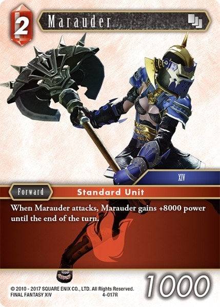 Image for Marauder (4-017R) (Opus IV) (OP4) - Final Fantasy TCG