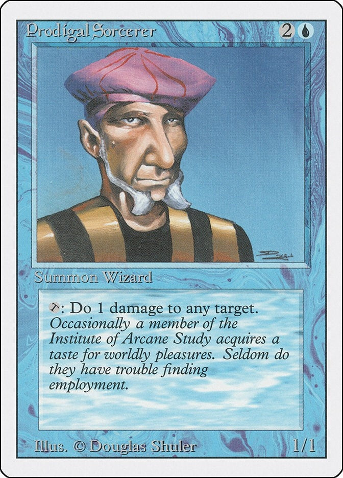 Image for Prodigal Sorcerer (Revised Edition) (3ED) - Magic: The Gathering