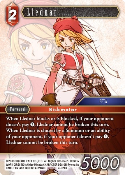 Image for Llednar (4-024R) (Opus IV) (OP4) - Final Fantasy TCG