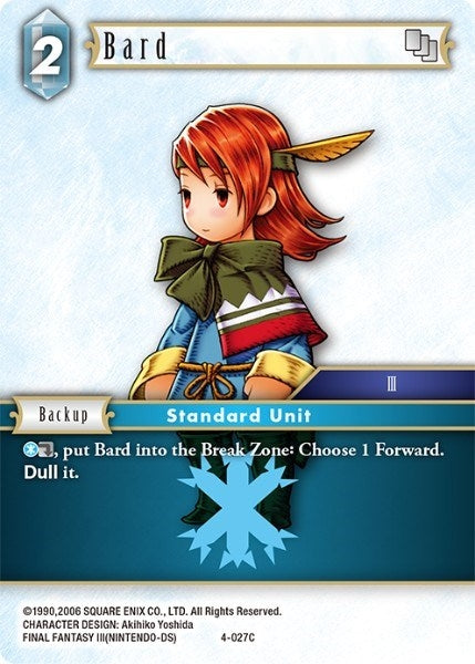 Image for Bard (4-027C) (Opus IV) (OP4) - Final Fantasy TCG