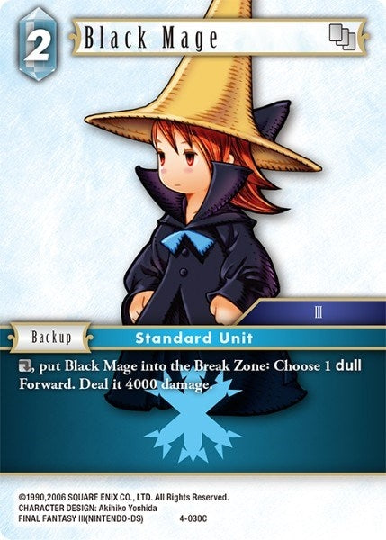 Image for Black Mage (4-030C) (4-030C) (Opus IV) (OP4) - Final Fantasy TCG