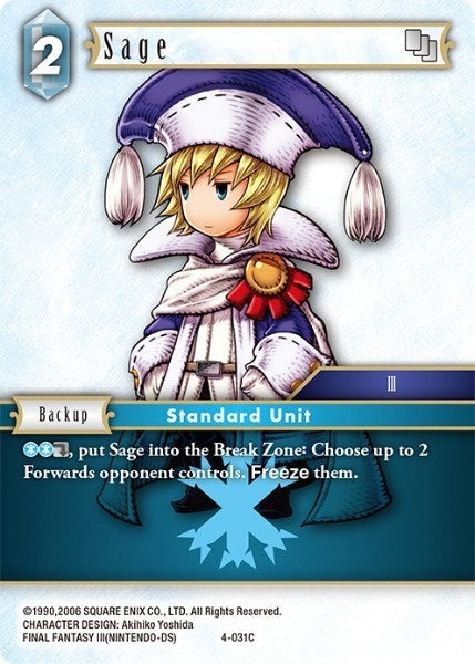 Image for Sage (4-031C) (4-031C) (Opus IV) (OP4) - Final Fantasy TCG