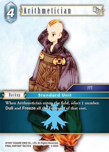 Image for Arithmetician (4-032C) (Opus IV) (OP4) - Final Fantasy TCG