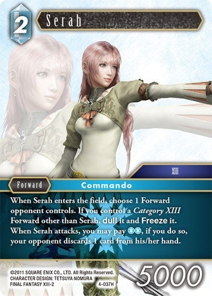 Image for Serah (4-037H) (Opus IV) (OP4) - Final Fantasy TCG