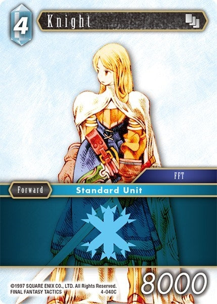 Image for Knight (4-040C) (Opus IV) (OP4) - Final Fantasy TCG