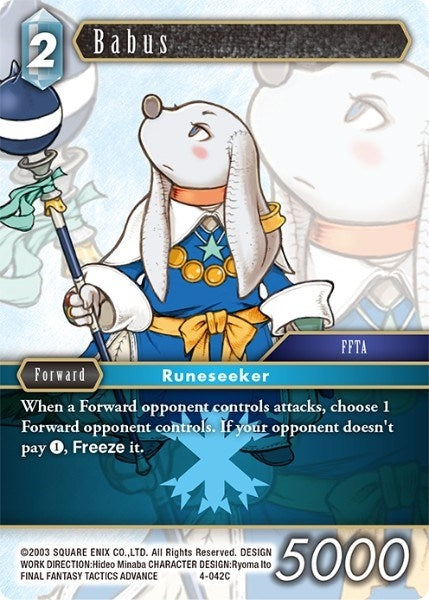 Image for Babus (4-042C) (Opus IV) (OP4) - Final Fantasy TCG