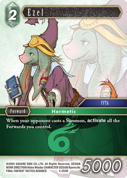 Image for Ezel (4-053R) (Opus IV) (OP4) - Final Fantasy TCG