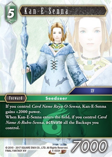 Image for Kan-E-Senna (4-055H) (Opus IV) (OP4) - Final Fantasy TCG