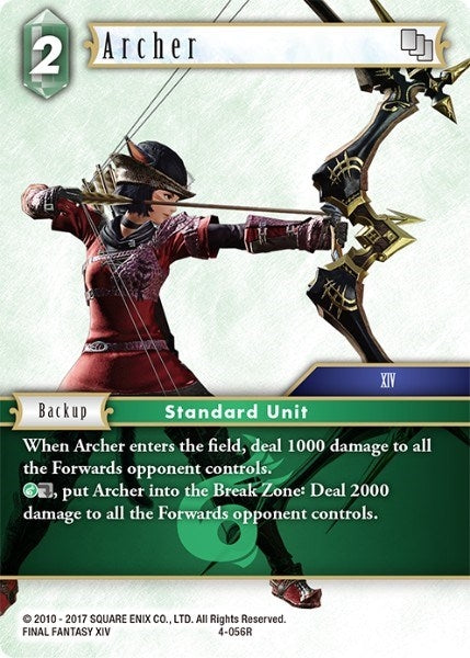Image for Archer (4-056R) (Opus IV) (OP4) - Final Fantasy TCG