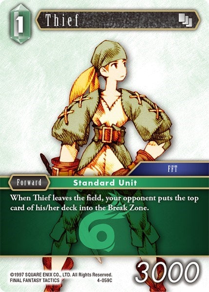 Image for Thief (4-059C) (Opus IV) (OP4) - Final Fantasy TCG