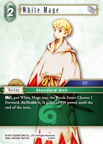 Image for White Mage (4-061C) (Opus IV) (OP4) - Final Fantasy TCG