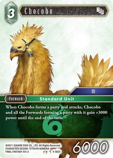 Image for Chocobo (4-062C) (Opus IV) (OP4) - Final Fantasy TCG